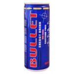 Chilled Blue Bullet energy drink 250ml ready-to-drink can.